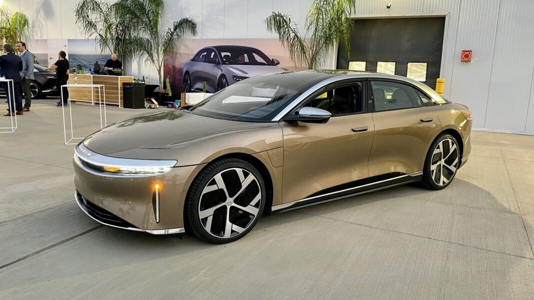 2022 Lucid Air 2022 lucid air pricing and specs introduced for the us market