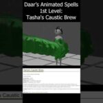 Tasha's Caustic Brew 5e
